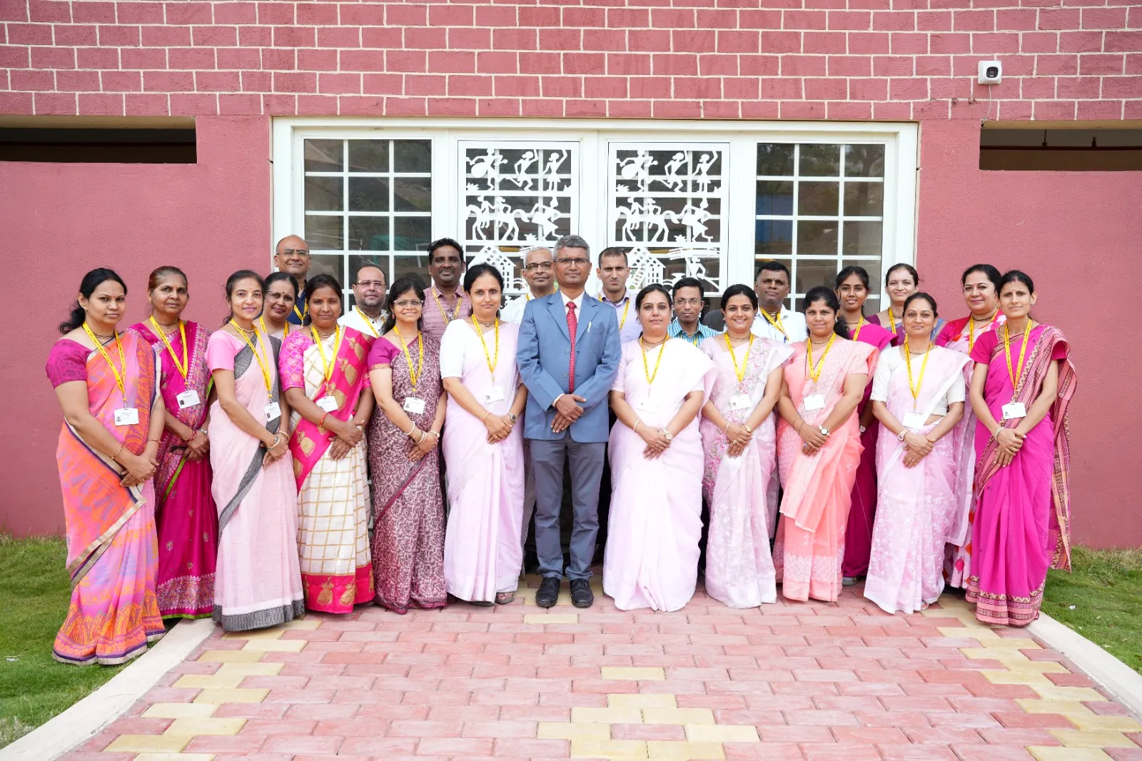 The teaching and administrative team of Bhaktivedanta Model School